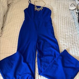 NWT Elegant Blue Jumpsuit